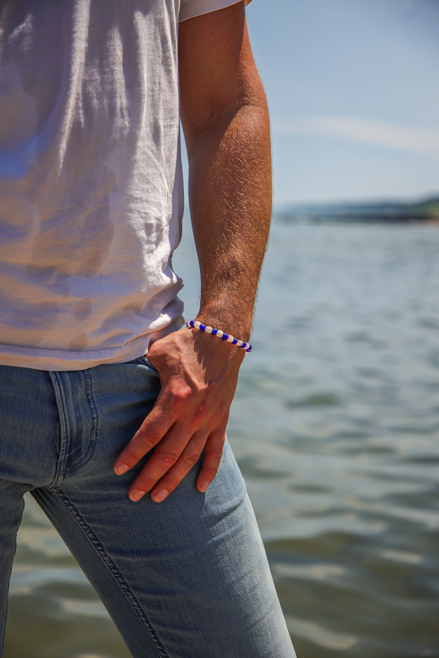 Atlantic Rhythm – Ghana Bead Bracelet