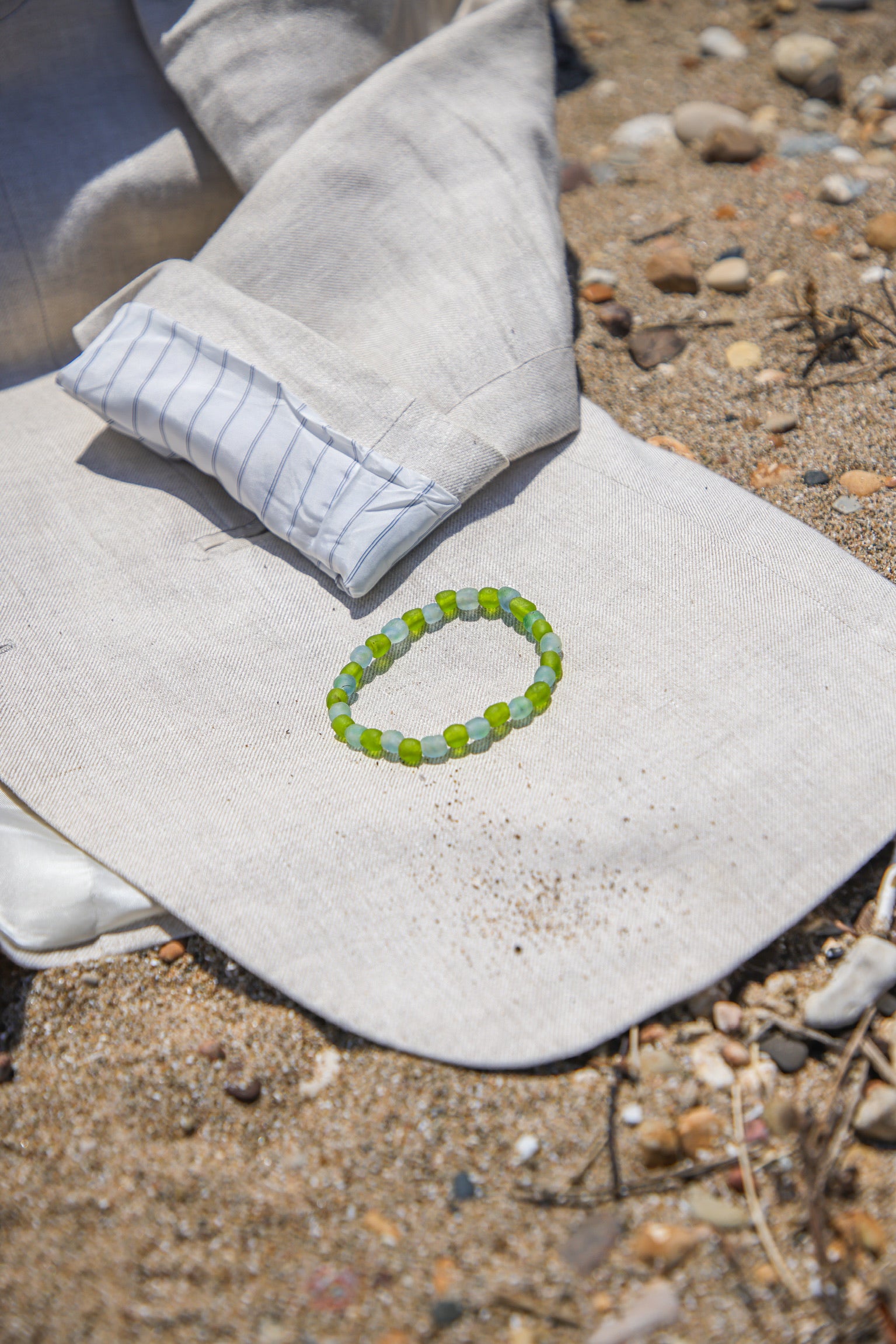 Savanna Shade – Ghana Bead Bracelet